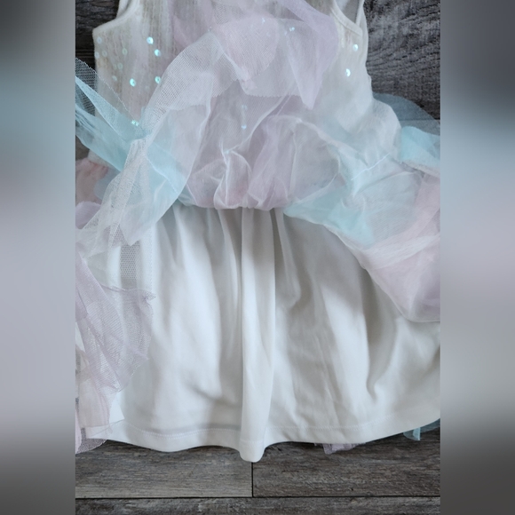 The Children's Place Toddler Girls Sequin Tutu Dress - Simplywht - Picture 5 of 6